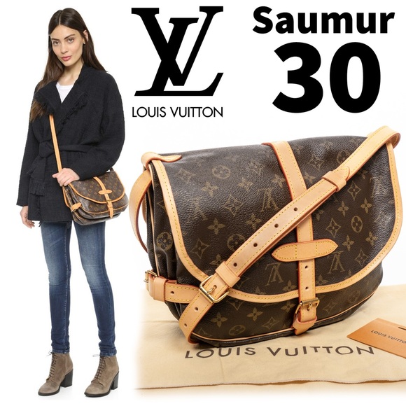 LOUIS VUITTON Saumur 30 Monogram Crossbody